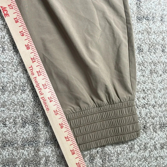 Athleta Camden Jogger 12 Khaki Casual Travel Airport Fit Comfy Active Lounge - Picture 9 of 11
